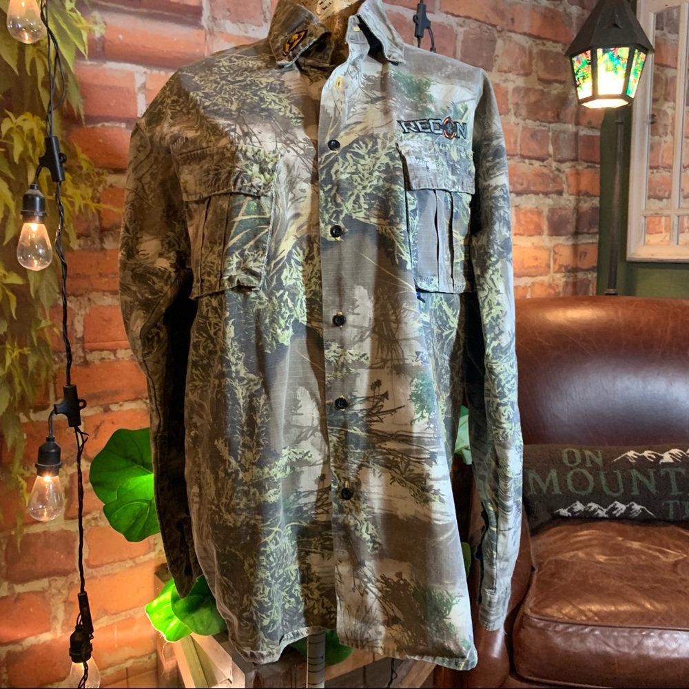 Camo Deer Elk Bear Hunting Shirt Scent Shield System Layer One Advantage Max 1